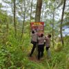 Aksi Nyata Cegah Karhutla, Polsek Lut Tawar Lakukan Monitoring dan Pasang Banner Himbauan Karhutla