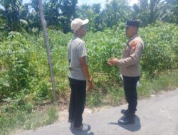 Polisi Keliling Kampung, Ajak Warga Cegah Kebakaran Lahan