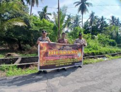 Sosialisasi Maklumat Kapolda Riau, Polsek Kuala Kampar Gencarkan Patroli