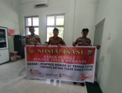 Patroli dan Sosialisasi Saber Pungli di Teluk Meranti Pelalawan