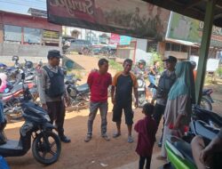 Patroli Singkat Polsek Ukui Ajak Masyarakat Aktif Cegah Gangguan Keamanan