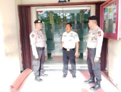 Patroli Polsek Pangkalan Kerinci Intensif Cegah Kejahatan C3 di Pusat Kota