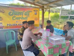Polsek Kerumutan Bahas Santunan Laka Lantas dalam Jumat Curhat