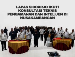 Lapas Sidoarjo Ikuti Konsultasi Teknis Pengamanan dan Intelijen di Nusakambangan