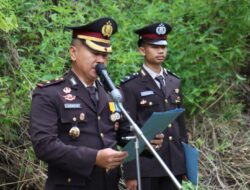 Wakapolres Aceh Tengah Pimpin Pemakaman Tradisi Kepolisian Alm. Bripda Mhd Rieza Fahlevi