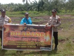 Warga Teluk Dalam Komitmen Tak Bakar Lahan Usai Sosialisasi Polisi