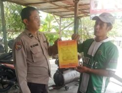 Cegah Karhutla, Bhabinkamtibmas Edukasi Warga Pangkalan Kerinci soal Maklumat Kapolda