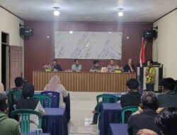 Waspada Karhutla dan Hoaks, Pesan Bhabinkamtibmas Saat Rapat HUT RI