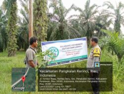Upaya Polsek Pangkalan Kerinci Mencegah Karhutla Melalui Sosialisasi ke Masyarakat
