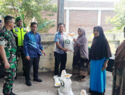Dandim Aceh Tengah Salurkan Beras Bantuan Pangan 2025.