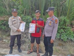 Antisipasi Karhutla, Warga Teluk Dalam Pelalawan Dihimbau Tak Bakar Lahan