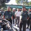 Kendaraan Dinas Kodim 0106/Aceh Tengah Diperiksa Oleh Wasgiatlog Bidang Alpal Dam IM