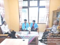 Bhabinkamtibmas Langgam Sambangi Warga, Ajak Jaga Kamtibmas dan Lawan Hoaks