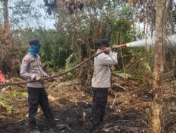 Tim Gabungan Masih Lakukan Pendinginan Hari Ke-7 di Lokasi Karhutla Teluk Meranti