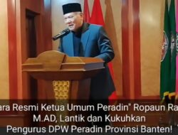 Pelantikan Pengurus DPW Peradin Provinsi Banten 2024/2029