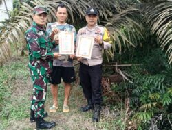 Sinergi TNI-Polri di Bunut: Patroli Karhutla dan Sosialisasi Maklumat Kapolda Riau