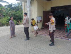 Polsek Ukui Pastikan Keamanan Ibadah Minggu Lewat Patroli Gereja