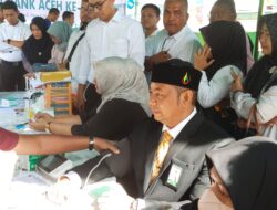 HUT Bank Aceh Syariah Bireuen ke 52 Gelar donor darah