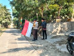 Warga Lubuk Kembang Sari Dikibarkan Semangat Merah Putih Sambut HUT RI ke-80