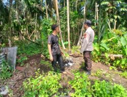 Kepada Warga, Polisi Sosialisasikan Larangan Membakar Lahan
