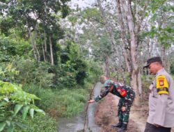 Sinergitas TNI-Polri di Bunut Intensifkan Patroli Cegah Karhutla dan Sosialisasi Larangan Membakar Hutan