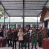 Kodim 0106/Ateng Gelar Pembinaan Ketahanan Pangan Dengan Pemerintah Daerah & Penaburan Bibit Ikan