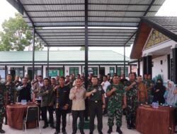 Kodim 0106/Ateng Gelar Pembinaan Ketahanan Pangan Dengan Pemerintah Daerah & Penaburan Bibit Ikan