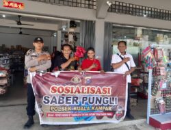 Sosialisasi Saber Pungli Digelar di Kuala Kampar, Warga Dapat Penyuluhan Langsung