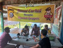Polsek Langgam Gelar Jumat Curhat, Warga Keluhkan Narkoba hingga Judi Online