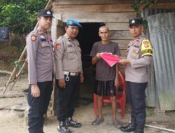 Bantu Warga Kurang Mampu, Polsek Kerumutan Gelar Aksi Sosial Sambut HUT RI