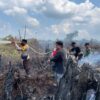 Polsek Ukui dan Tim Gabungan Gerak Cepat Cek Titik Hotspot di Air Hitam