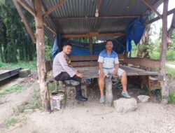 Sambang Warga, Bhabinkamtibmas Desa Mayang Sari Sampaikan Pesan Kamtibmas