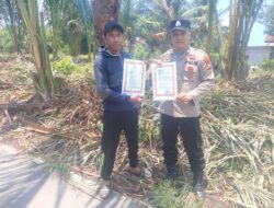 Antisipasi Karhutla, Polsek Kuala Kampar Ajak Masyarakat Jaga Lahan dengan Bijak