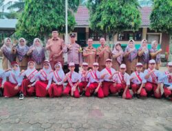 Sambang Sekolah, Polisi Ini Ingatkan Siswa Hindari Bahaya Lalu Lintas dan Narkoba