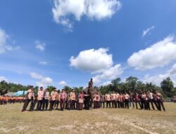 Perkemahan Pramuka Ukui, Gajah Tesso Nilo Sambut Peserta dengan Pengalungan Bunga