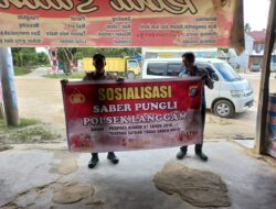 Polsek Langgam Sosialisasikan Saber Pungli untuk Cegah Pungutan Liar di Wilayahnya