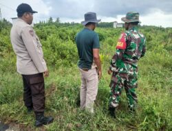 Polisi Sisir Lahan Rawan Terbakar di Kuala Kampar
