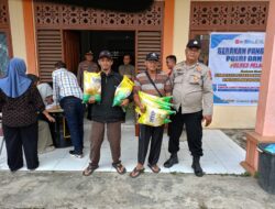 Polsek Pangkalan Lesung Salurkan 6,5 Ton Beras dalam Operasi Pasar Murah
