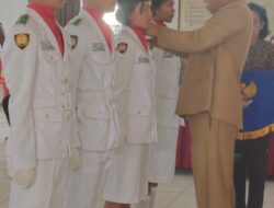 Paskibraka Siborongborong Dikukuhkan, Siap Kibarkan Merah Putih di HUT RI ke-80.