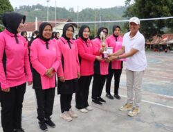 Bhayangkari Samapta Polres Aceh Tengah Sabet Juara 1 Turnamen Volly Ball HKGB ke-73