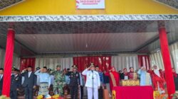 Upacara 17 Agustus di Pangkalan Lesung, Camat Bertindak sebagai Inspektur