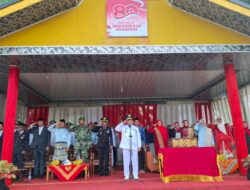 Upacara 17 Agustus di Pangkalan Lesung, Camat Bertindak sebagai Inspektur