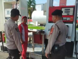 Situasi Kondusif, Polisi Patroli SPBU dan Pusat Perbelanjaan di Pangkalan Kerinci