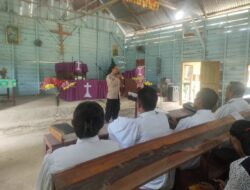 Polsek Langgam Gelar Ibadah Minggu Kasih dalam Semangat Harmoni dan Kebersamaan