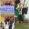 Camat Peusangan Selatan,Saifuddin.SKM.M.Kes,membacakan teks pidato pada Peringatan HUT.RI Ke-80