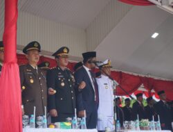 Kapolres Lhokseumawe Hadiri Upacara HUT RI ke-80 di Lapangan Hiraq