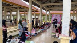 Pengamanan Lomba Gebyar HUT RI ke-80, Bhabinkamtibmas Pangkalan Lesung Aktif Sambang Warga