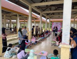 Pengamanan Lomba Gebyar HUT RI ke-80, Bhabinkamtibmas Pangkalan Lesung Aktif Sambang Warga