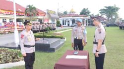 Kapolres Pelalawan Pimpin Sertijab, AKP Ardi Surya Jabat Kapolsek Ukui