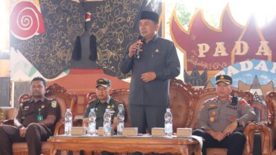 Dandim 0106/Aceh Tengah hadiri Launching Program Makan Bergizi Gratis (MBG) Di SMAN 1 Takengon.